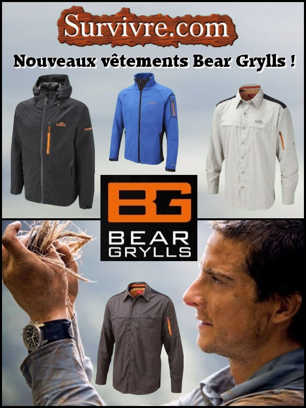 Arrivage de vêtements Bear Grylls Newsletter-Vetements-BG