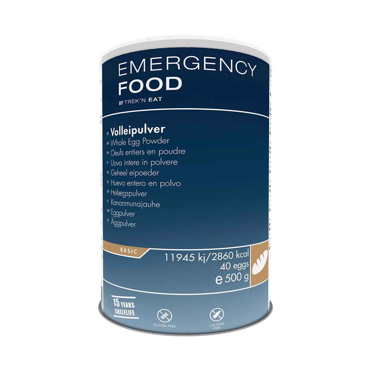 Oeufs entiers en poudre lyophilisés (40 Oeufs) - Boîte de 1.2 Litres - DLC 15 ans - Emergency Food