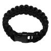 Bracelet de survie Paracorde Noir Taille M