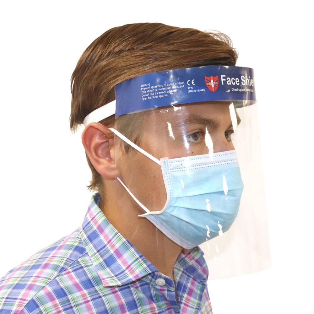 Masque de protection transparent anti buée