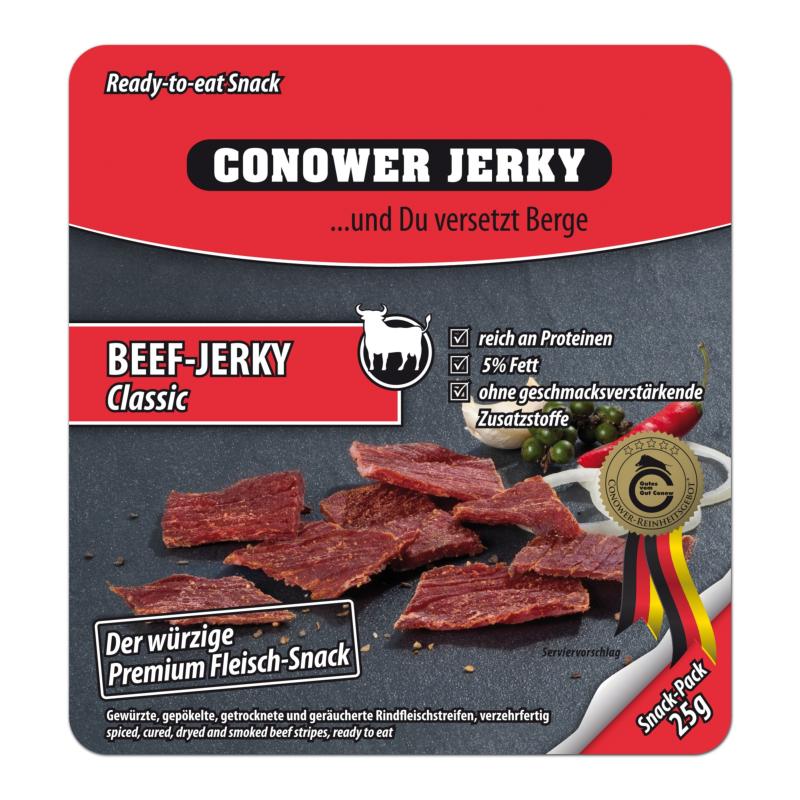 Boeuf Séché Beef Jerky - ration de 25g